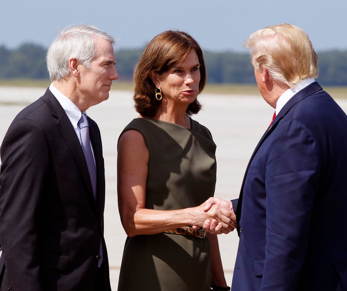 PHOTOS: Scenes of President Trump’s visit to Dayton