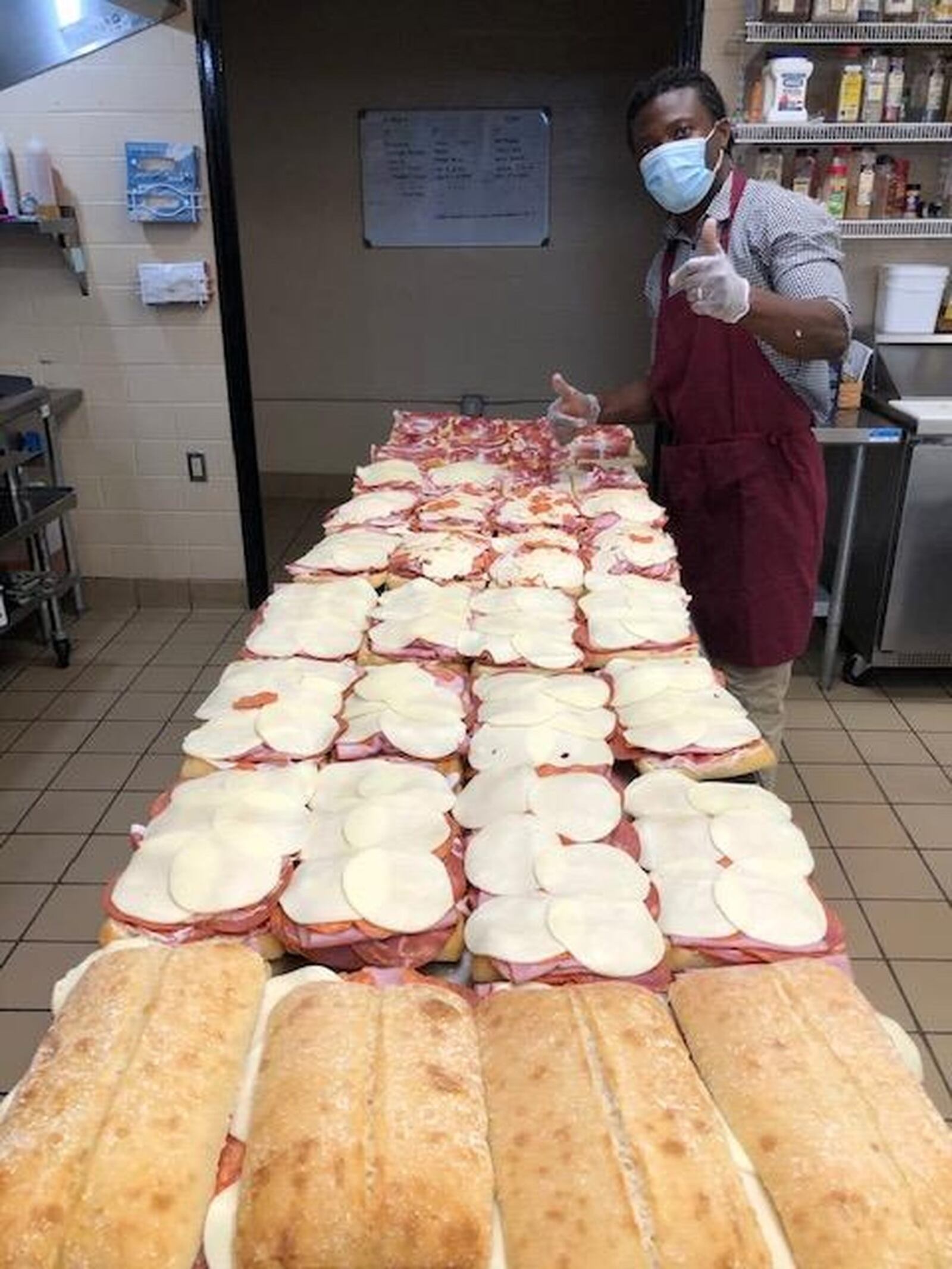 Students in the Miami Valley Career Technology Center’s Aspire program’s culinary class prepare hundreds of weekly meals for Miami Valley residents in need during the COVID-19 crisis. CONTRIBUTED