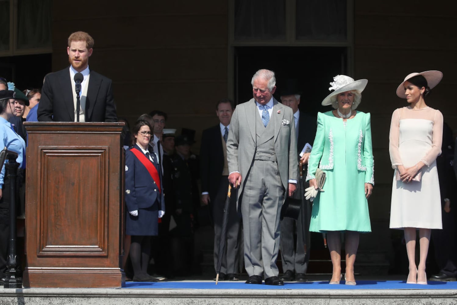 PHOTOS: Newlyweds Prince Harry, Meghan Markle attend Prince Charles’ 70th birthday celebration