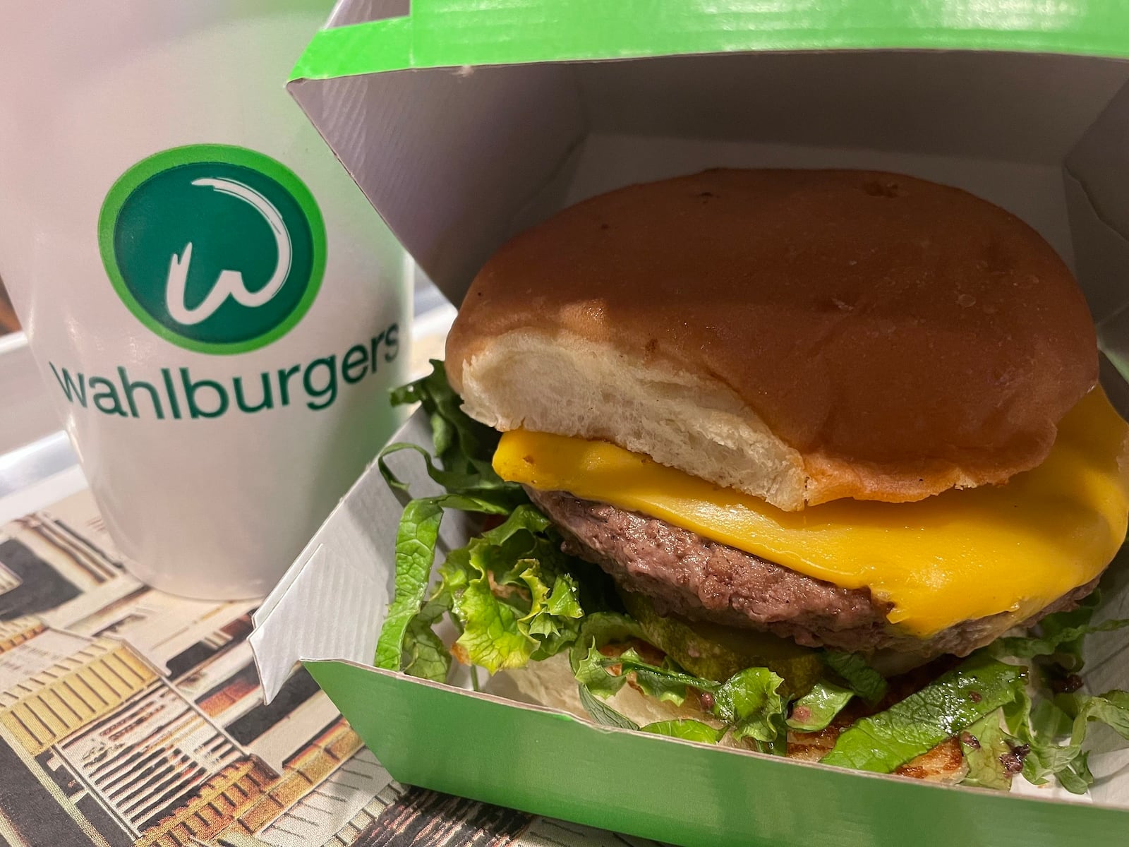 Wahlburgers, known for its famous burgers topped with a signature sauce, opened Thursday, Dec. 29 in Hollywood Gaming at Dayton Raceway. NATALIE JONES/STAFF