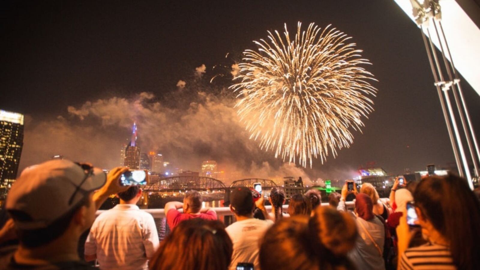 NASHVILLE, TN - JULY 04: Fireworks are seen at the 2018 Let Freedom Sing! Music City July 4th concert  in Nashville, Tennessee. 