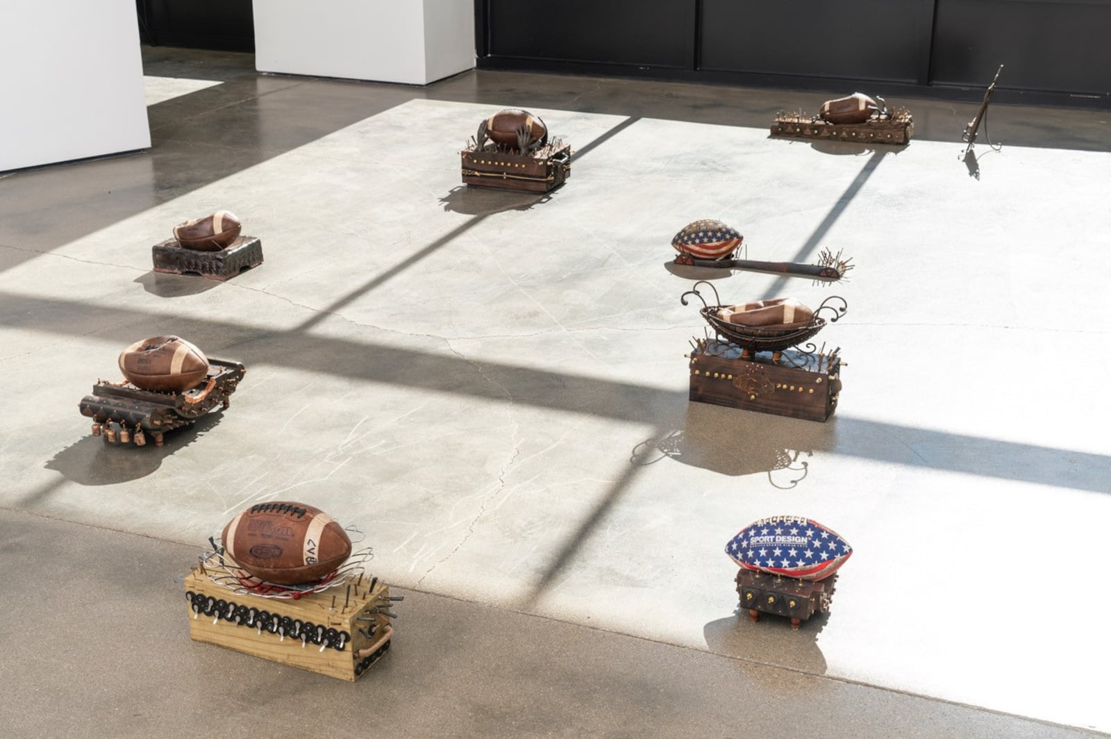 Willis "Bing" Davis, Kneel, installation view.  Image: Jake Holler