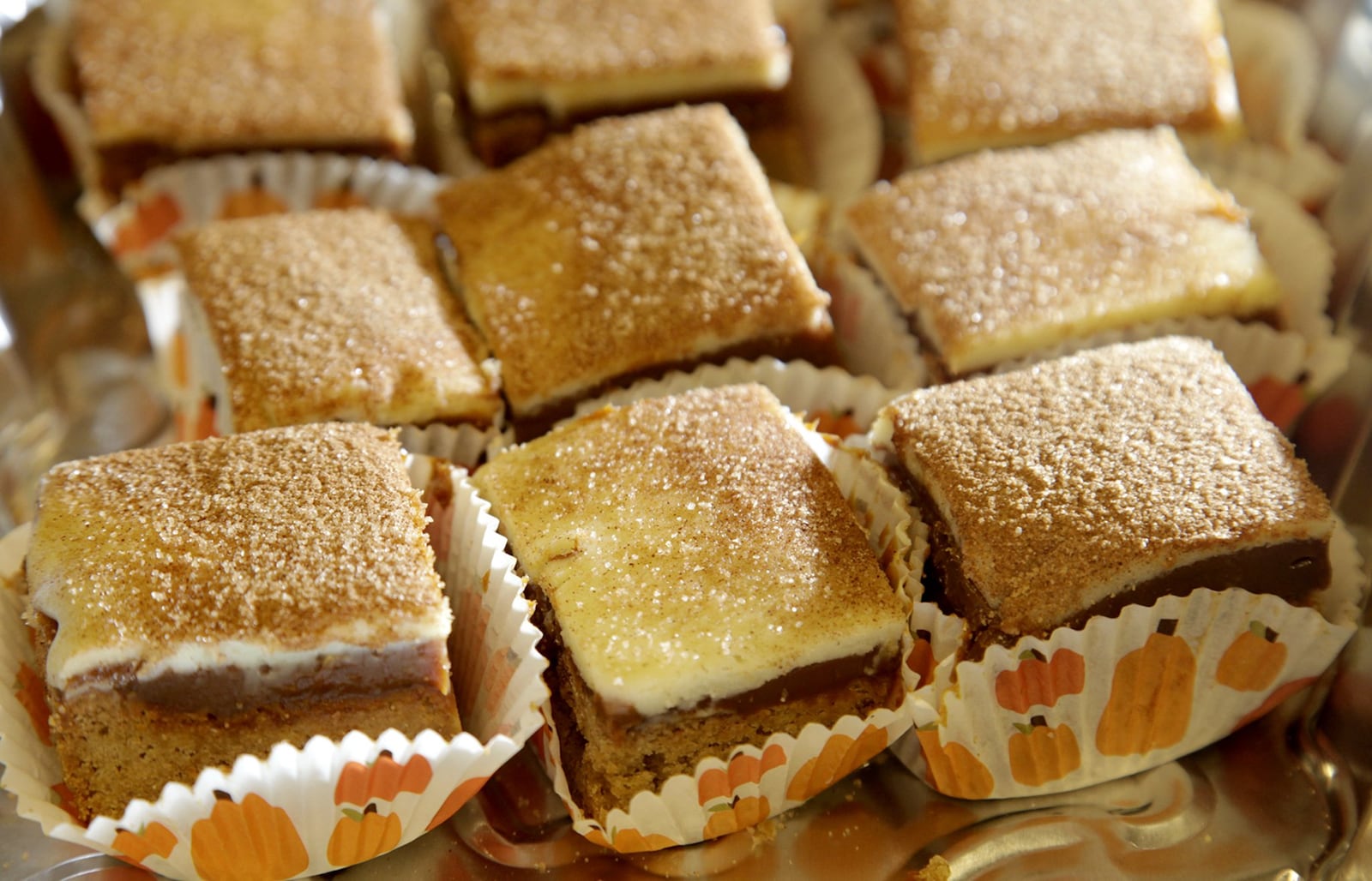 Caramel Snickerdoodle Bars. LISA POWELL / STAFF