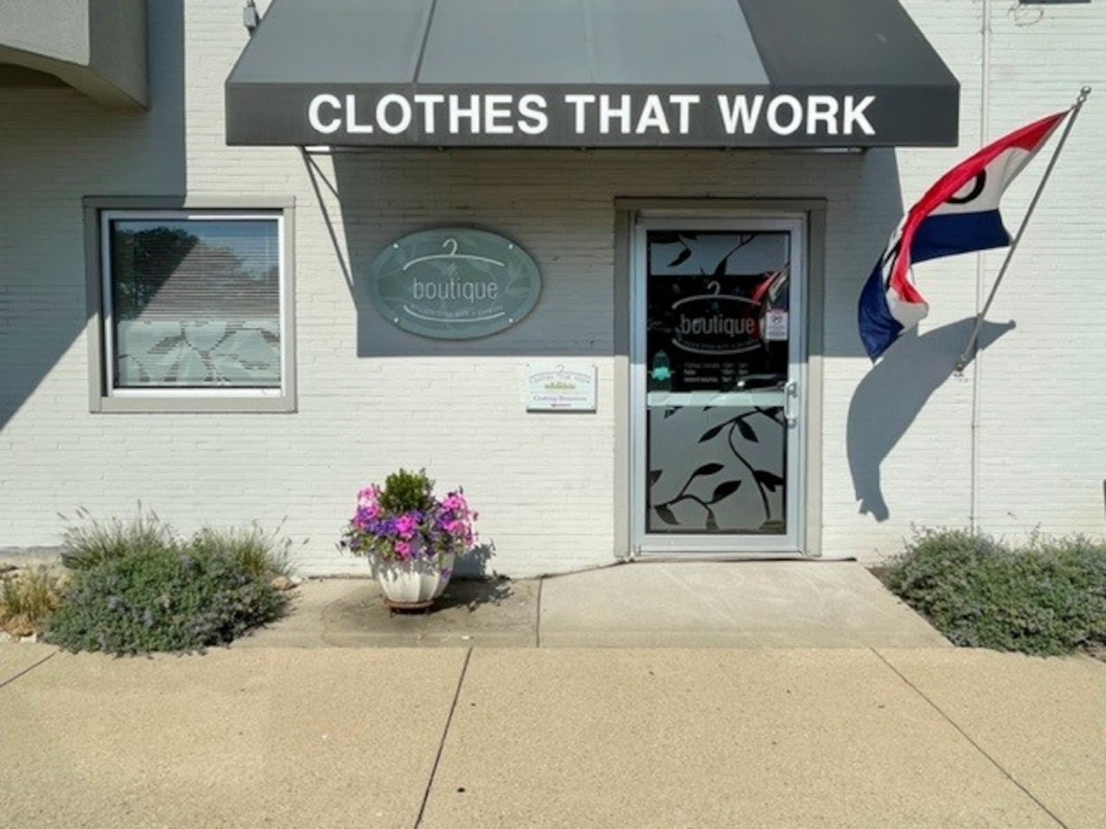 The Boutique at Clothes That Work offers upscale clothing and accessories and is open to the public. It raises funds to support the organization’s mission.