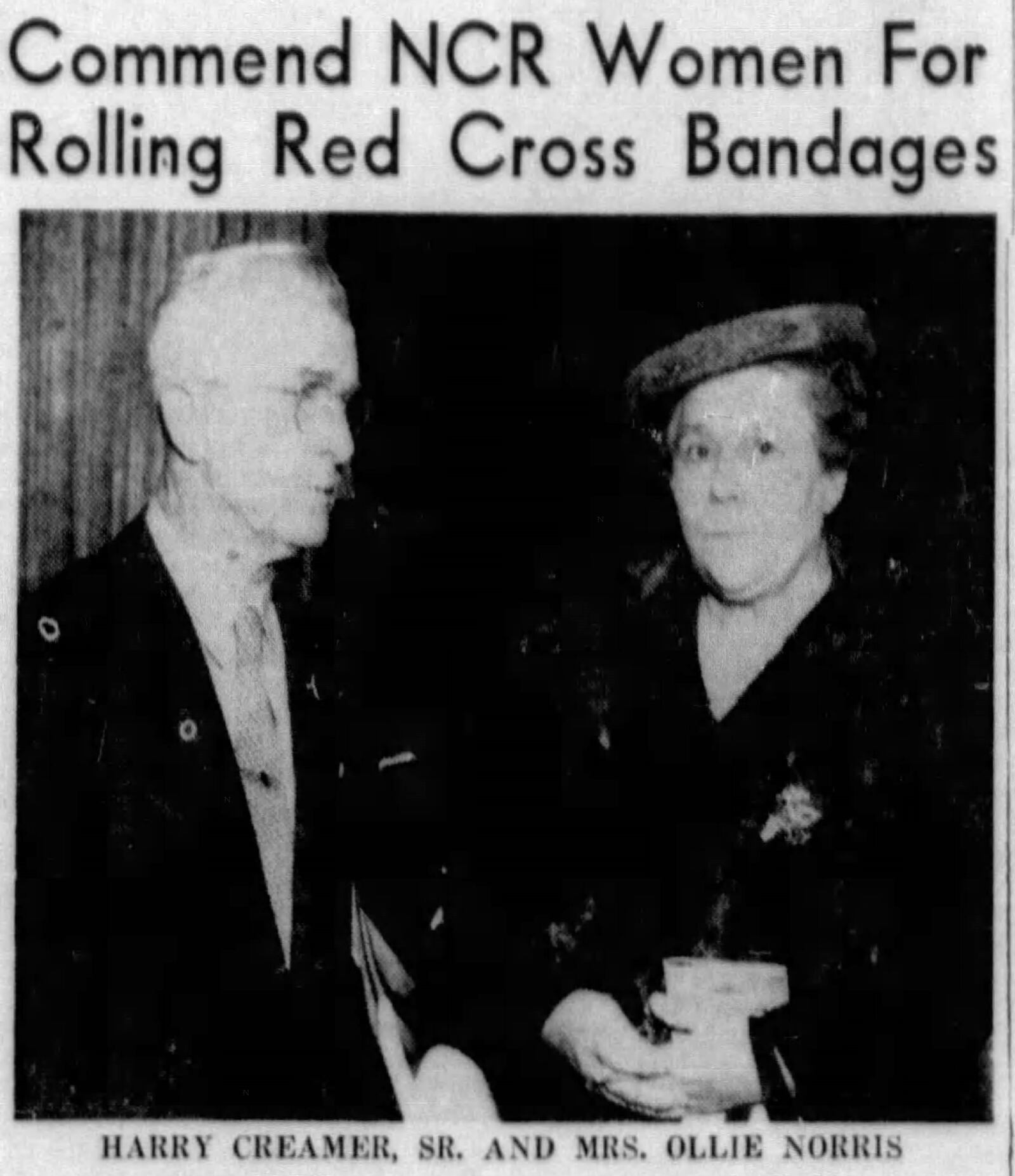 Oct. 9, 1944: NCR women commended for rolling Red Cross bandages. DAYTON DAILY NEWS ARCHIVES