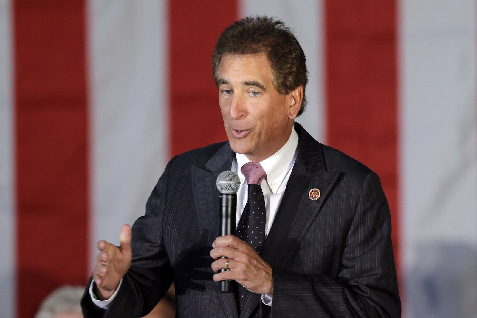 Rep. Jim Renacci, R-Boardman, will try to overcome a money deficit and a relative lack of name recognition when he takes on Sen. Sherrod Brown, D-Ohio, in the fall campaign. Renacci jumped out of the race for governor to run for the Senate when Ohio Treasurer Josh Mandel withdrew. (AP Photo/Mark Duncan, File)