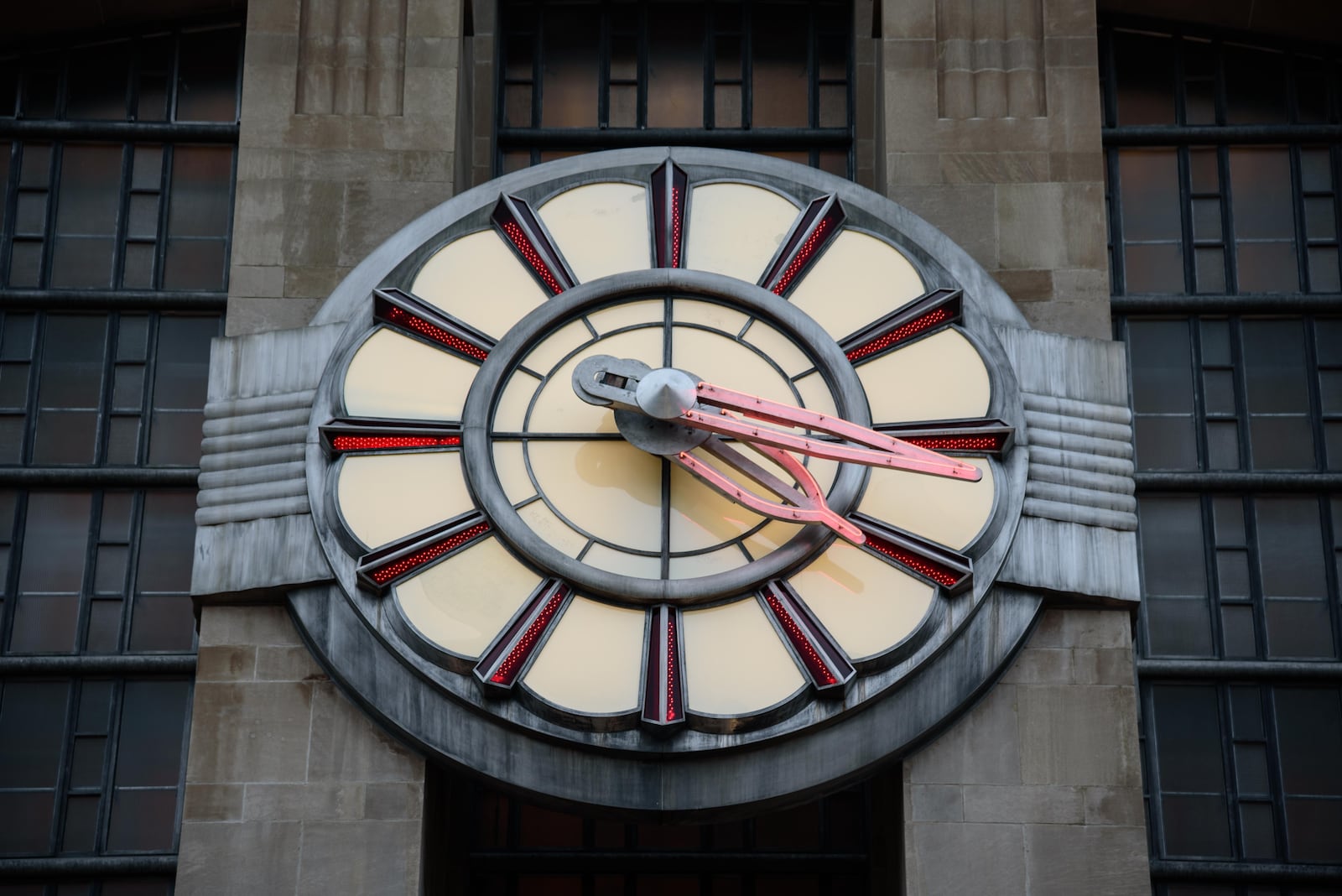 Cincinnati's historic Union Terminal reopened Saturday, Nov. 17 after a $224 million restoration. The Art Deco style terminal now houses museums, exhibits, a movie theater and a Cincinnati history library and archives. TOM GILLIAM / CONTRIBUTING PHOTOGRAPHER