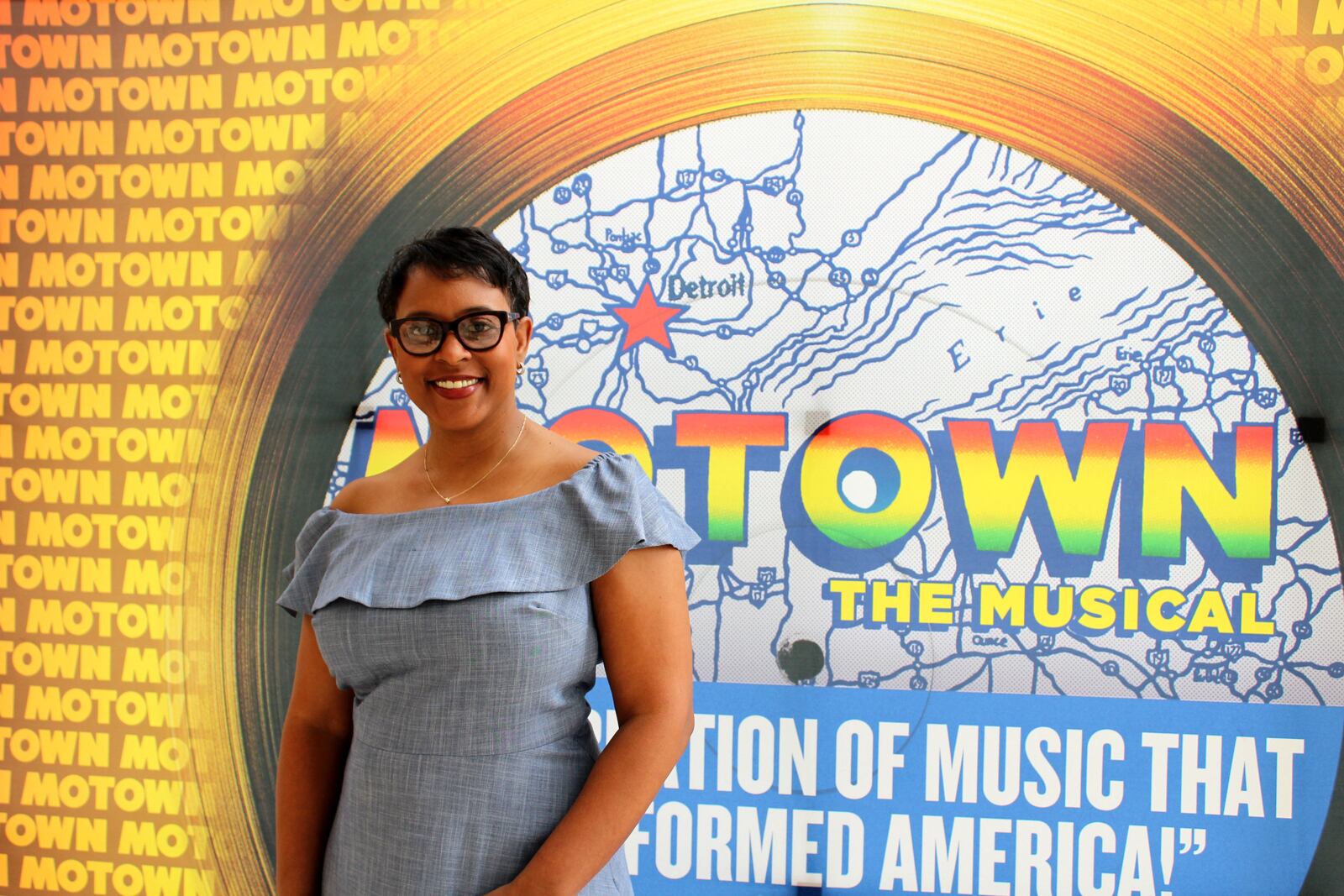 Dayton native Schele Williams staged Motown: The Musical.  The Colonel White High School graduate is the daughter of James “Diamond” Williams, the drummer and leader of the Ohio Players.  Photo by Amelia Robinson