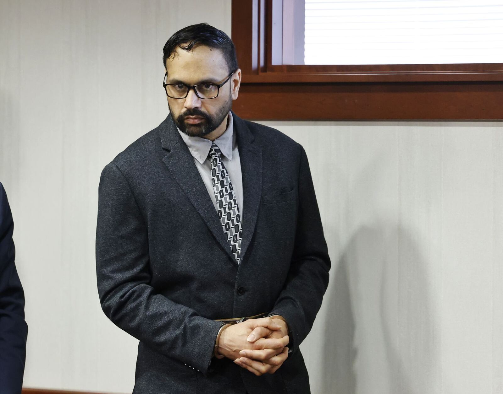 Gurpreet Singh, convicted of killing four family members in 2019 in West Chester Township, was sentenced to four death sentences by a 3-judge panel of Butler County Common Pleas Court judges Keith Spaeth, Greg Howard and Greg Stephens Wednesday, May 22, 2024 in Hamilton. NICK GRAHAM/STAFF