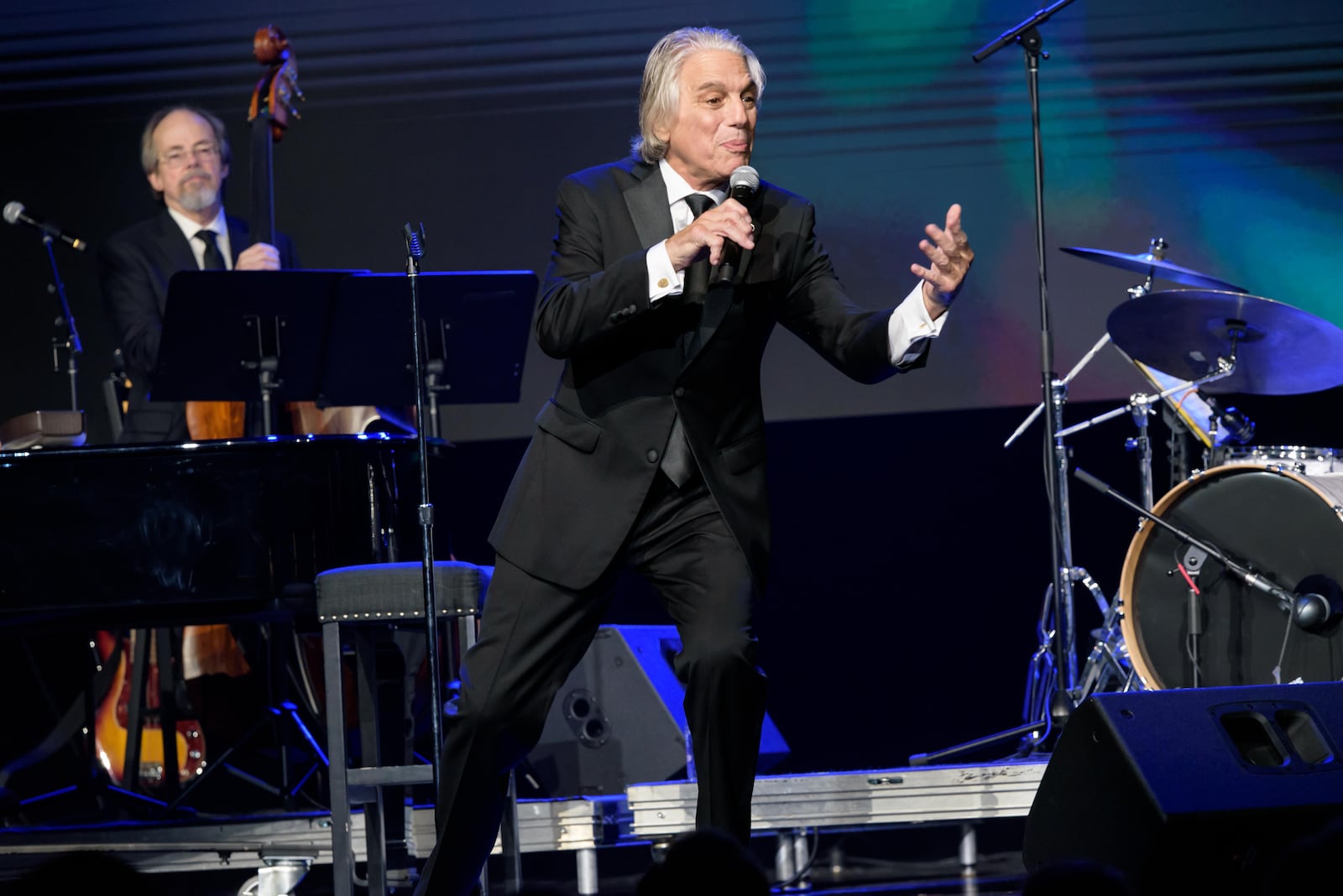 New York City-based actor, singer, tap dancer and ukulele player Tony Danza brought his Standards & Stories concert with his four-piece band to the Arbogast Performing Arts Center, located at 500 S. Dorset Rd. in Troy on Saturday, Oct. 12, 2024. TOM GILLIAM / CONTRIBUTING PHOTOGRAPHER