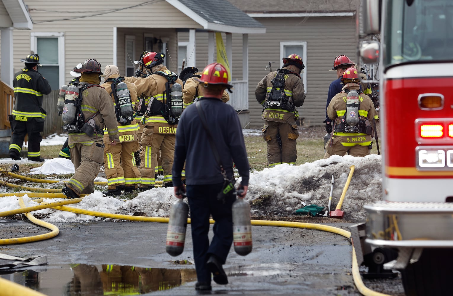 Riverside housefire