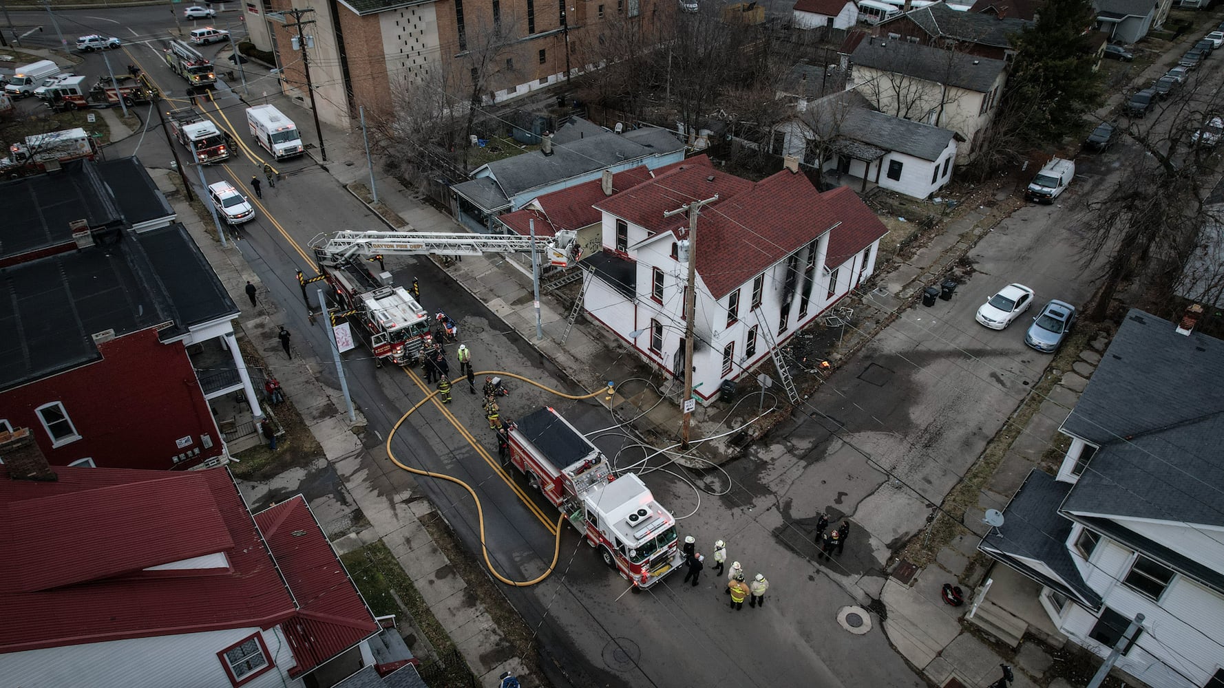 Xenia Ave fire