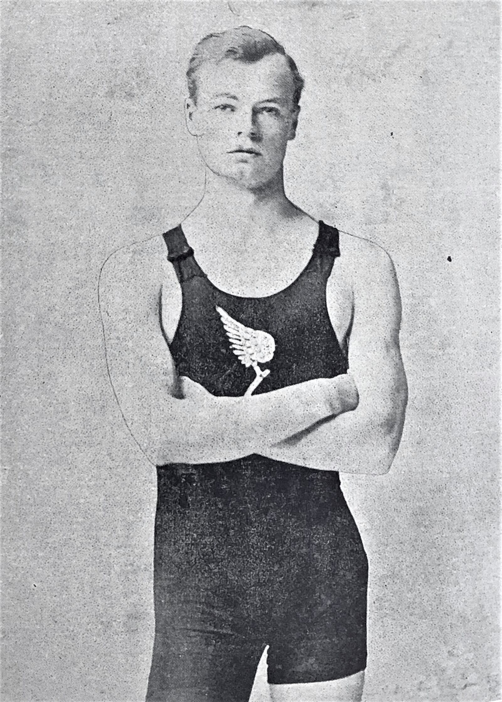 Charles Daniels, a Dayton native once considered the best swimmer in the world. Credit: New York Athletic Club