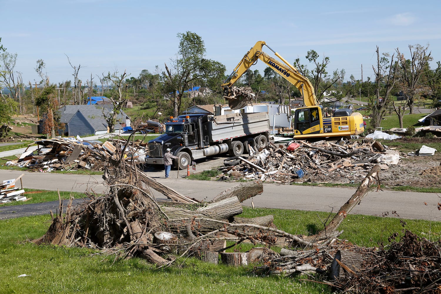 PHOTOS: Beavercreek recovery continues one month after tornadoes