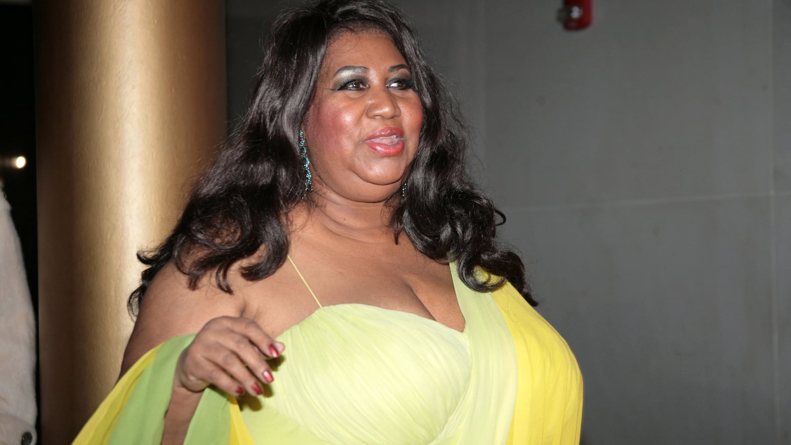 WASHINGTON - DECEMBER 2:  Singer Aretha Franklin arrives at the 30th Annual Kennedy Center Honors December 2, 2007 in Washington, DC. (Photo by Nancy Ostertag/Getty Images)