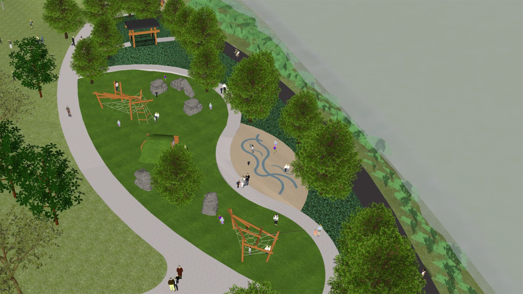 Miamisburg  Riverfront Park plans