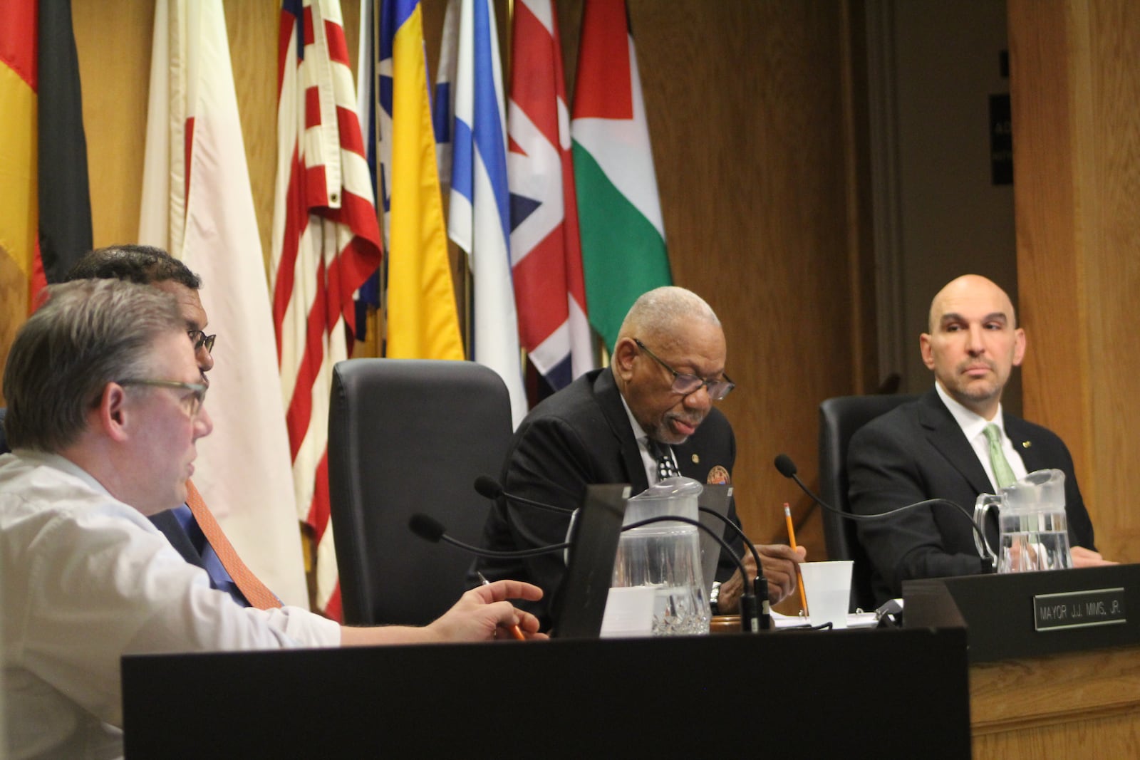 The Dayton City Commission discusses the Minority Business Assistance Center during a regular meeting on Wednesday, April 26, 2023. CORNELIUS FROLIK / STAFF