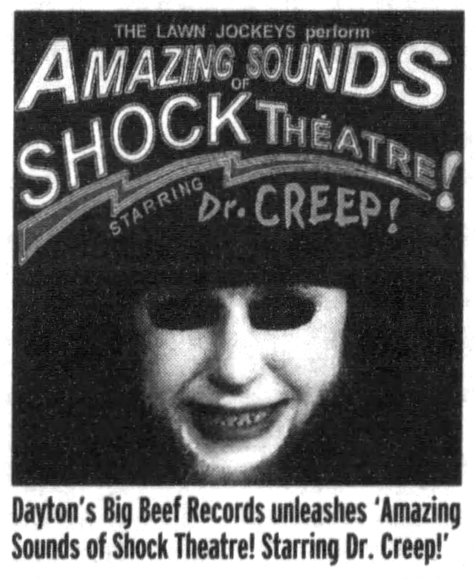 Dr. Creep became a local icon during the 1970s and ’80s as the host of WKEF-TV Channel 22’s “Shock Theatre” and co-host of “Clubhouse 22.” DAYTON DAILY NEWS ARCHIVES