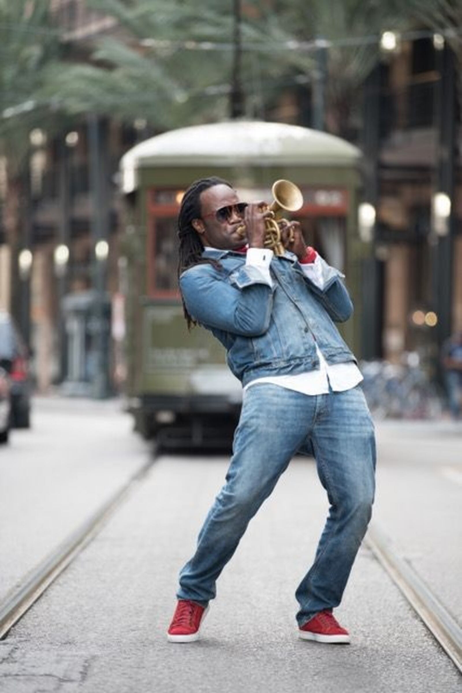 New Orleans trumpet player Shamarr Allen will perform June 12 at Levitt Pavilion Dayton. CONTRIBUTED