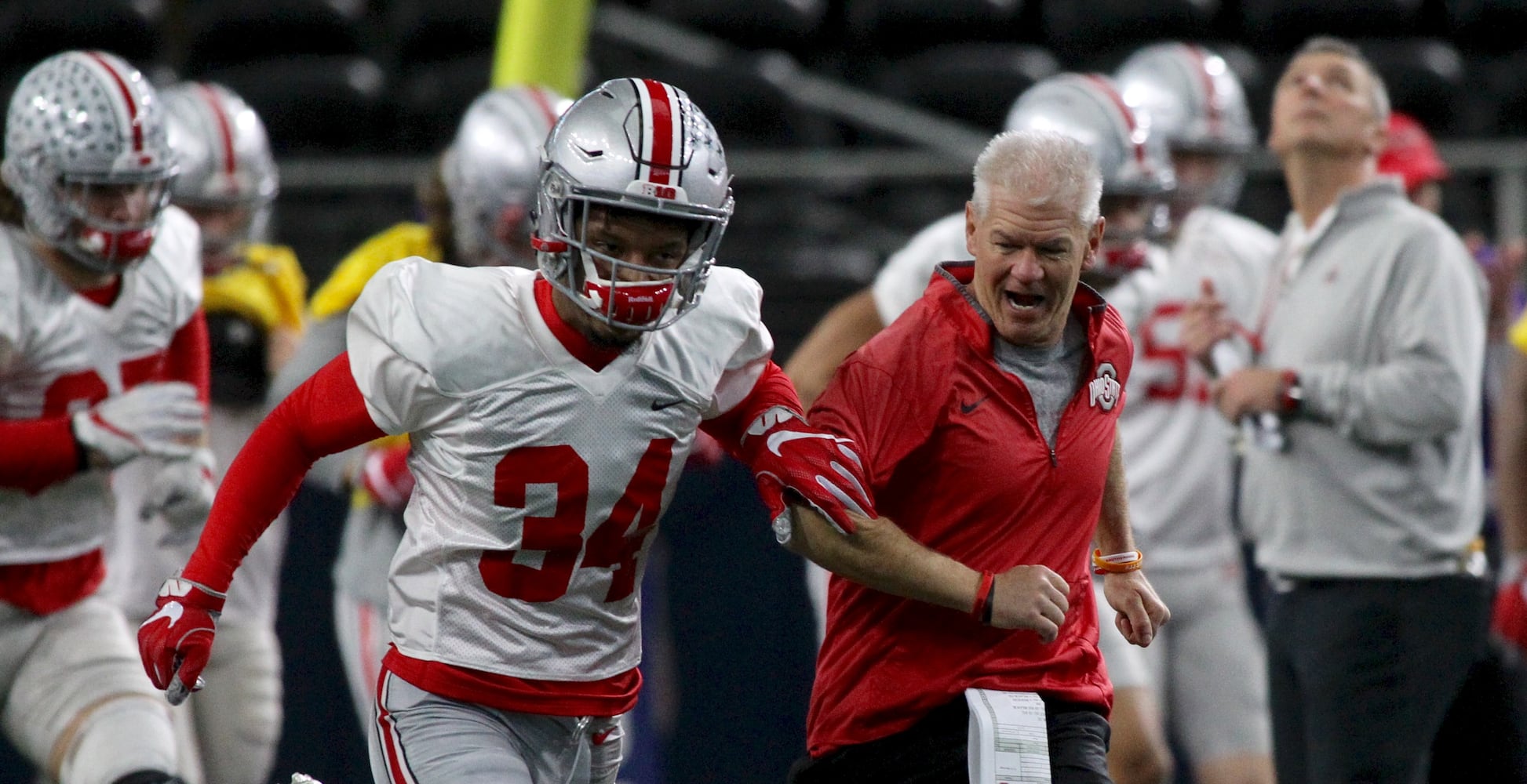 Photos: Ohio State practices at AT&T Stadium