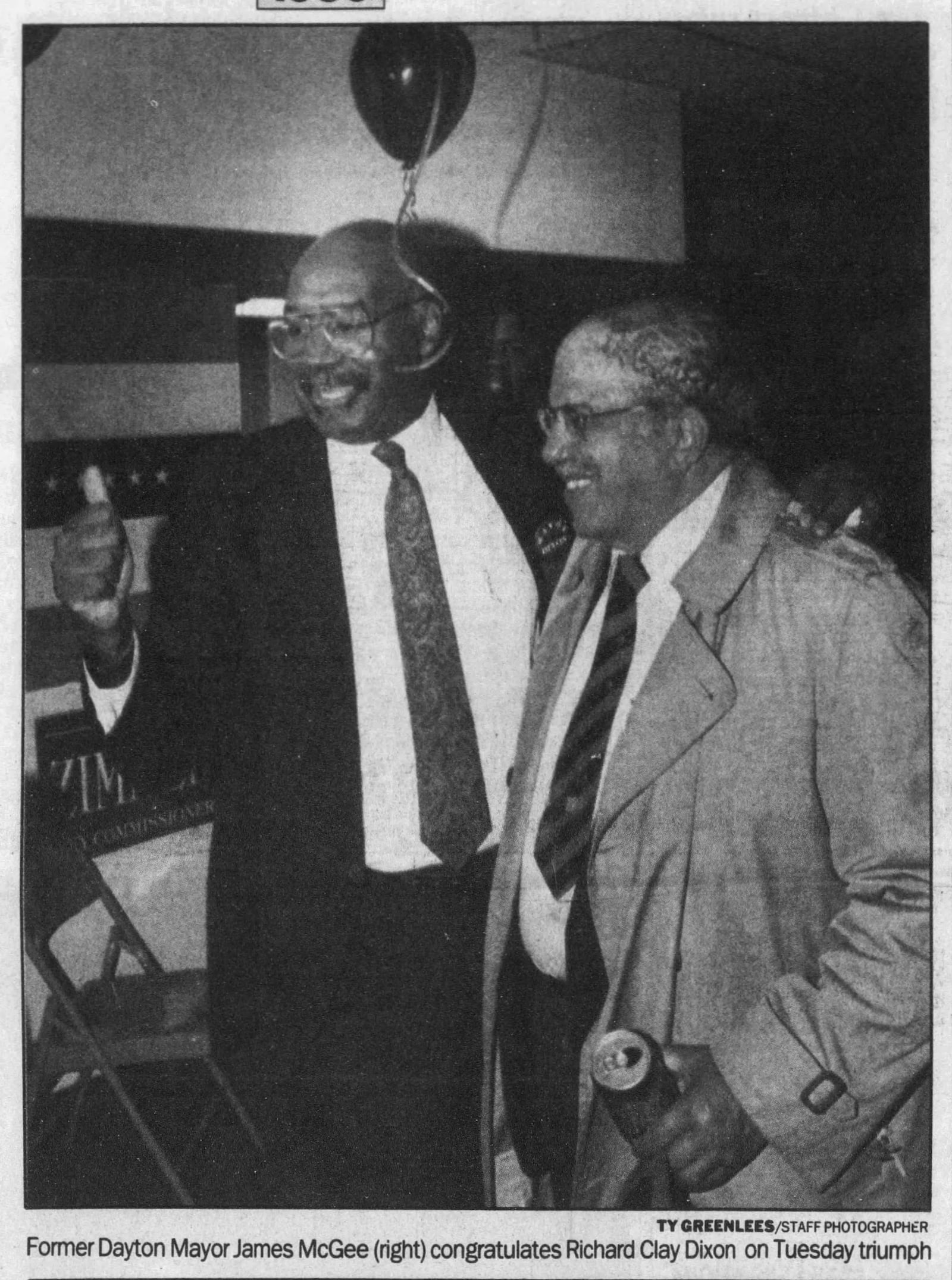 Nov. 8, 1989: Dixon coasts to mayoral victory. DAYTON DAILY NEWS ARCHIVES