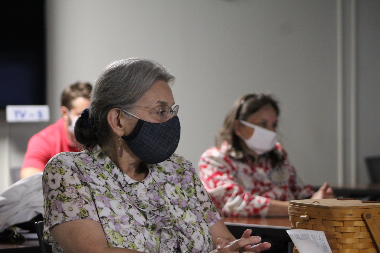 Barbara Doerr opposes the University of Dayton's plans to convert the old South Park United Methodist Church on Brown Street into a new medical facility. CORNELIUS FROLIK / STAFF