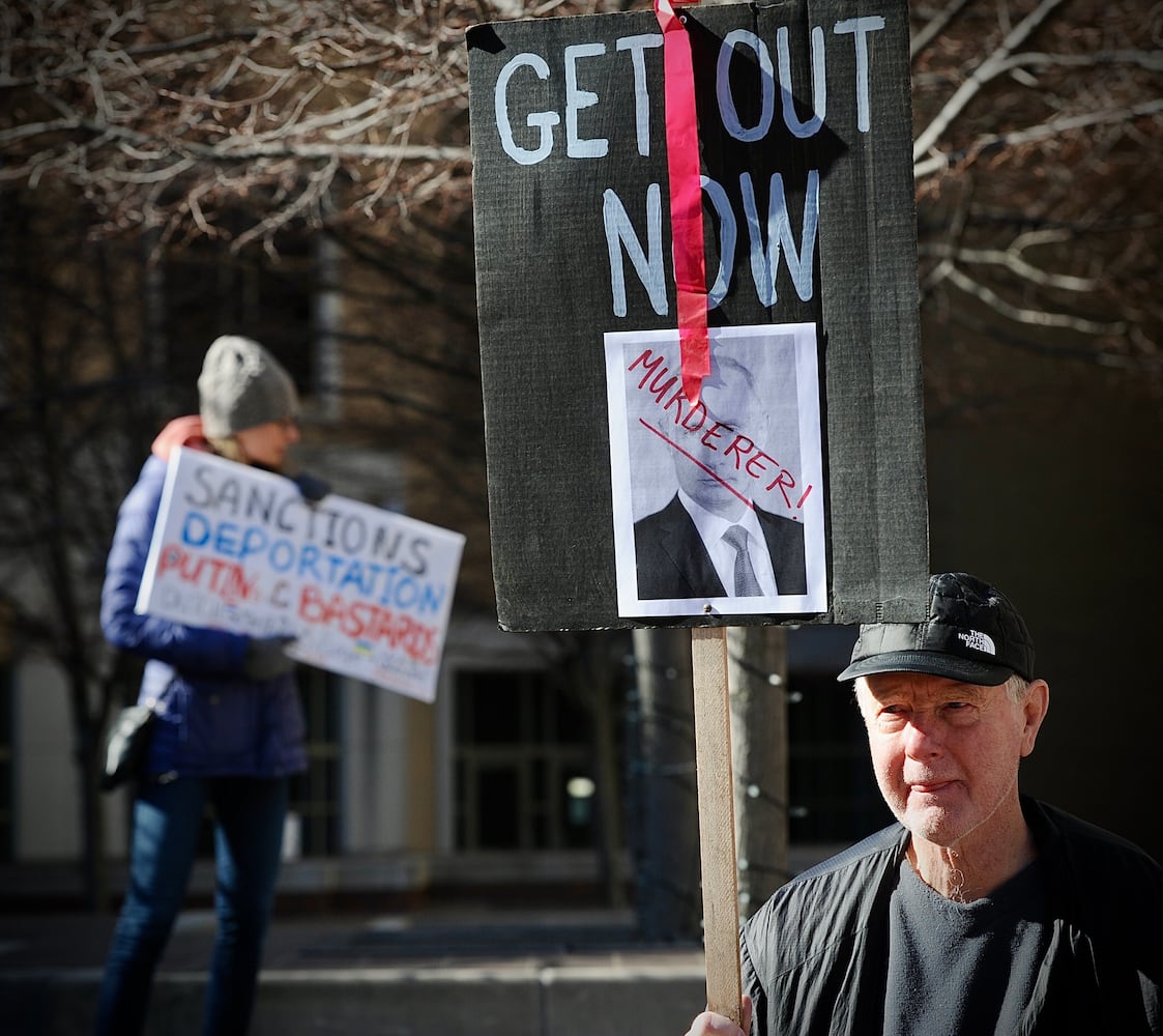 Dayton Ukraine protest