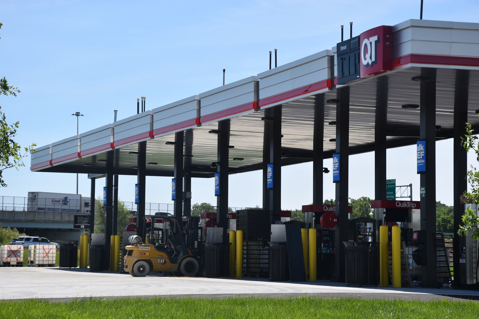 A new QuikTrip is getting closer to opening at 2121 S. Edwin C. Moses Blvd. in Dayton, off Interstate 75. This will be the company's first store in Ohio. CORNELIUS FROLIK / STAFF