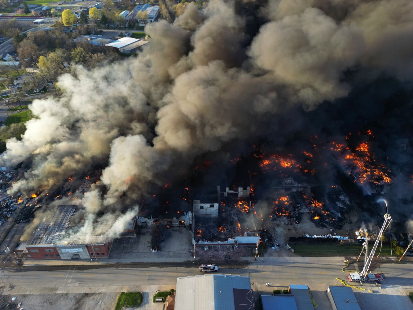 Richmond Indiana industrial fire