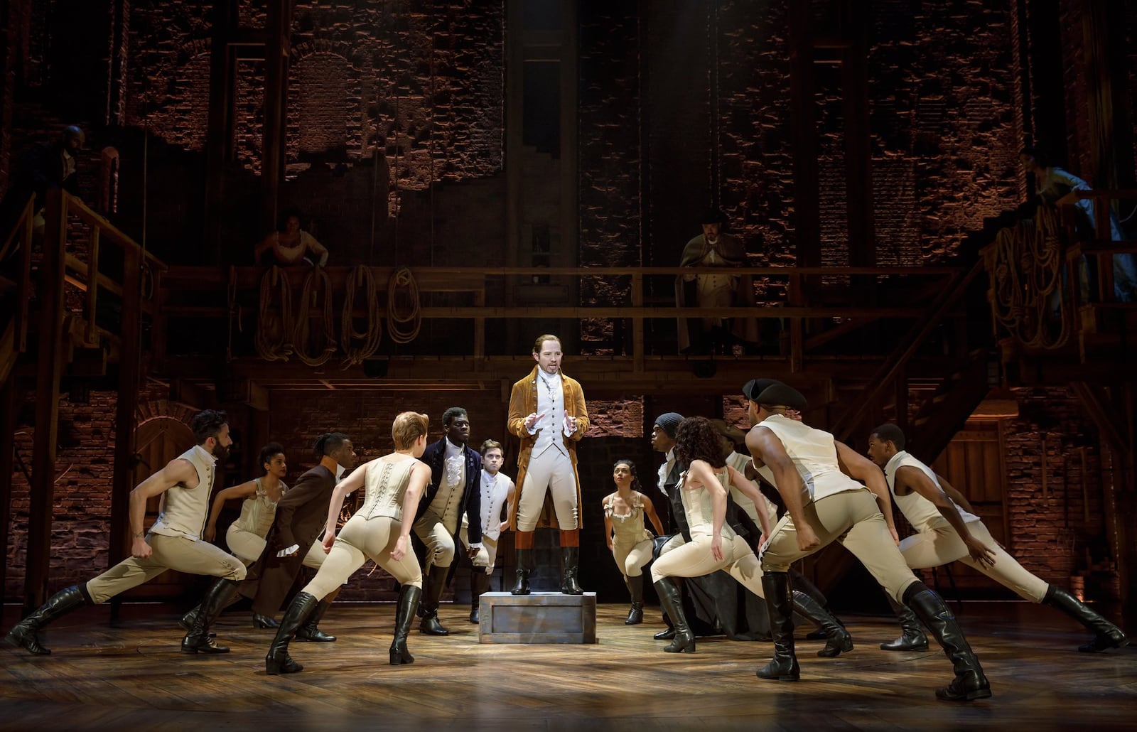 The Broadway tour of “Hamilton” will include a two-week run in Dayton at the Schuster Center during the 2021-22 season. JOAN MARCUS/CONTRIBUTED