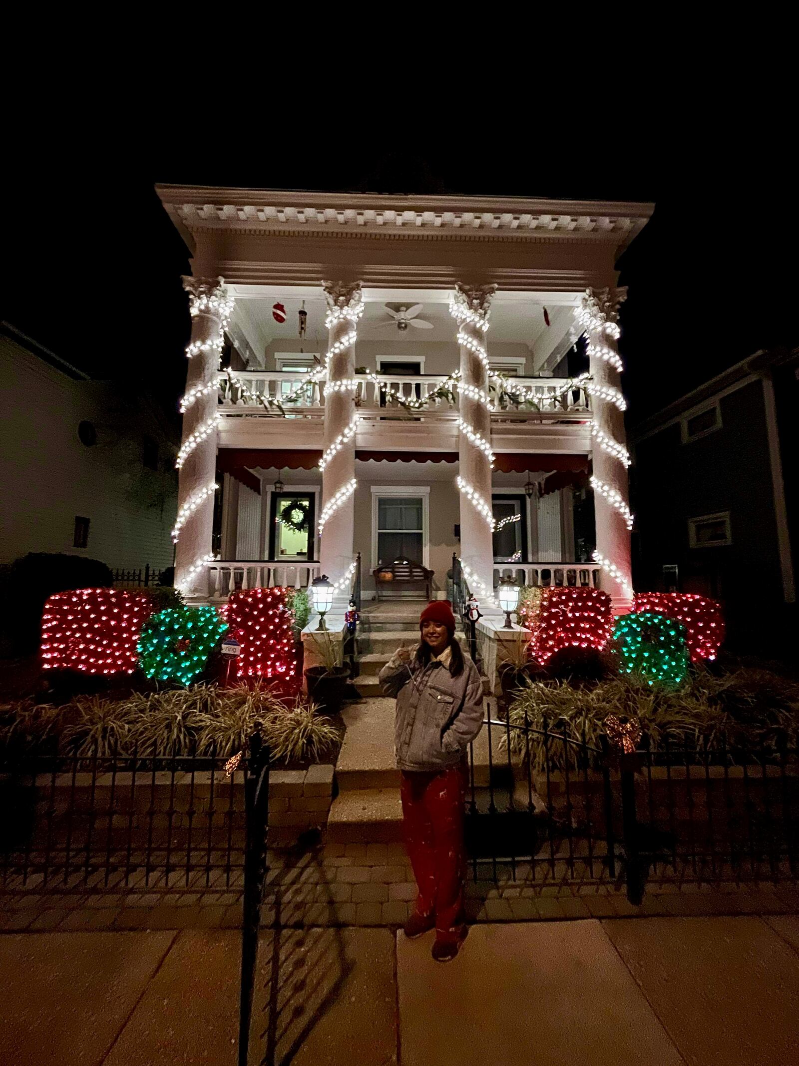 Gretchen Winterhalter stands outside her home in the Historic Inner East neighborhood of Dayton. CONTRIBUTED