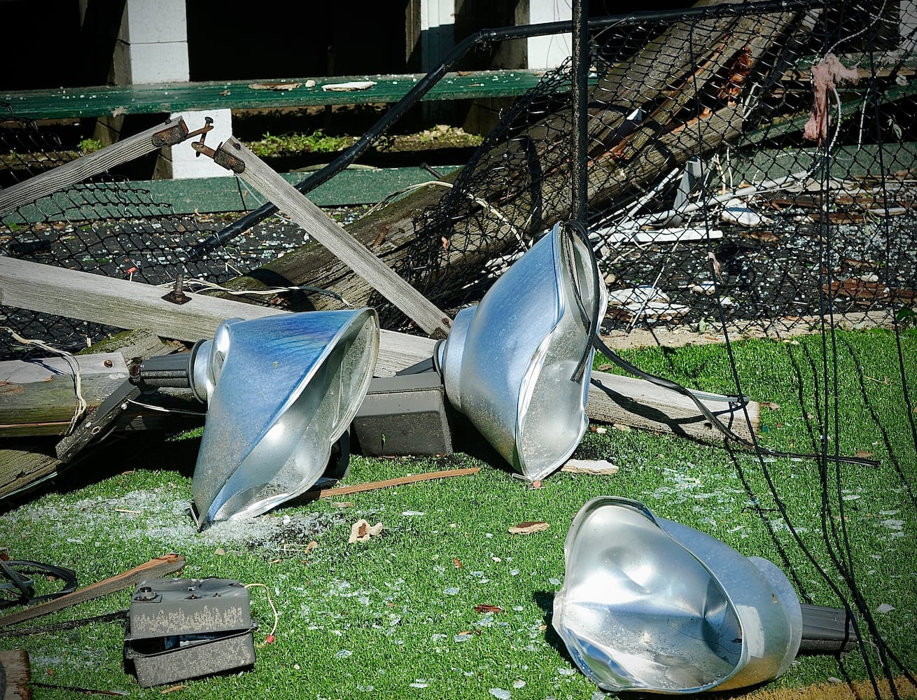 Greenville HS damage