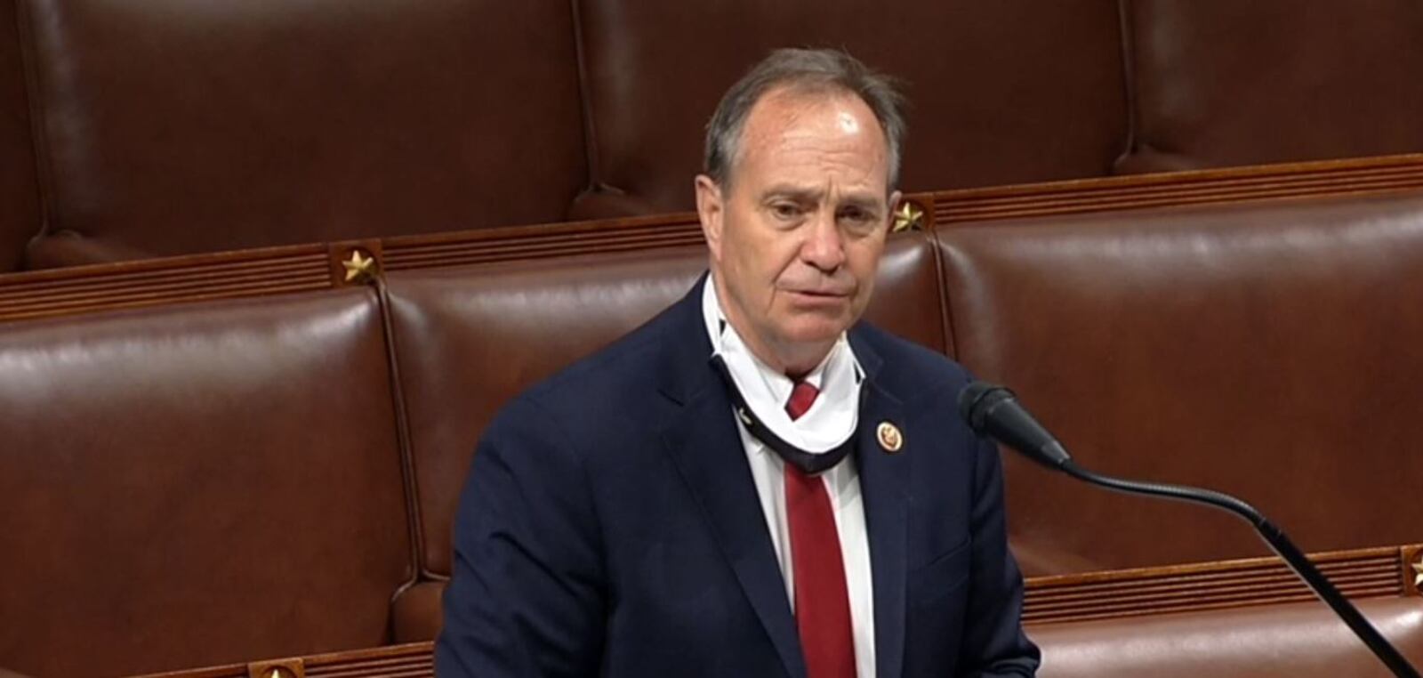 Congressman Ed Perlmutter speaks on the Congress floor Monday to honor Springfield Native Matt McQuinn and others who saved lives during the Aurora, Colorado shooting. // CONTRIBUTED CSPAN