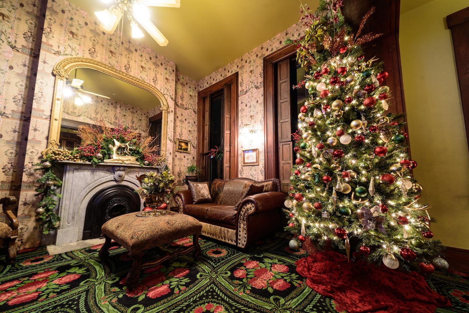 PHOTOS: The Bossler Mansion in St. Anne's Hill decked out for the holidays