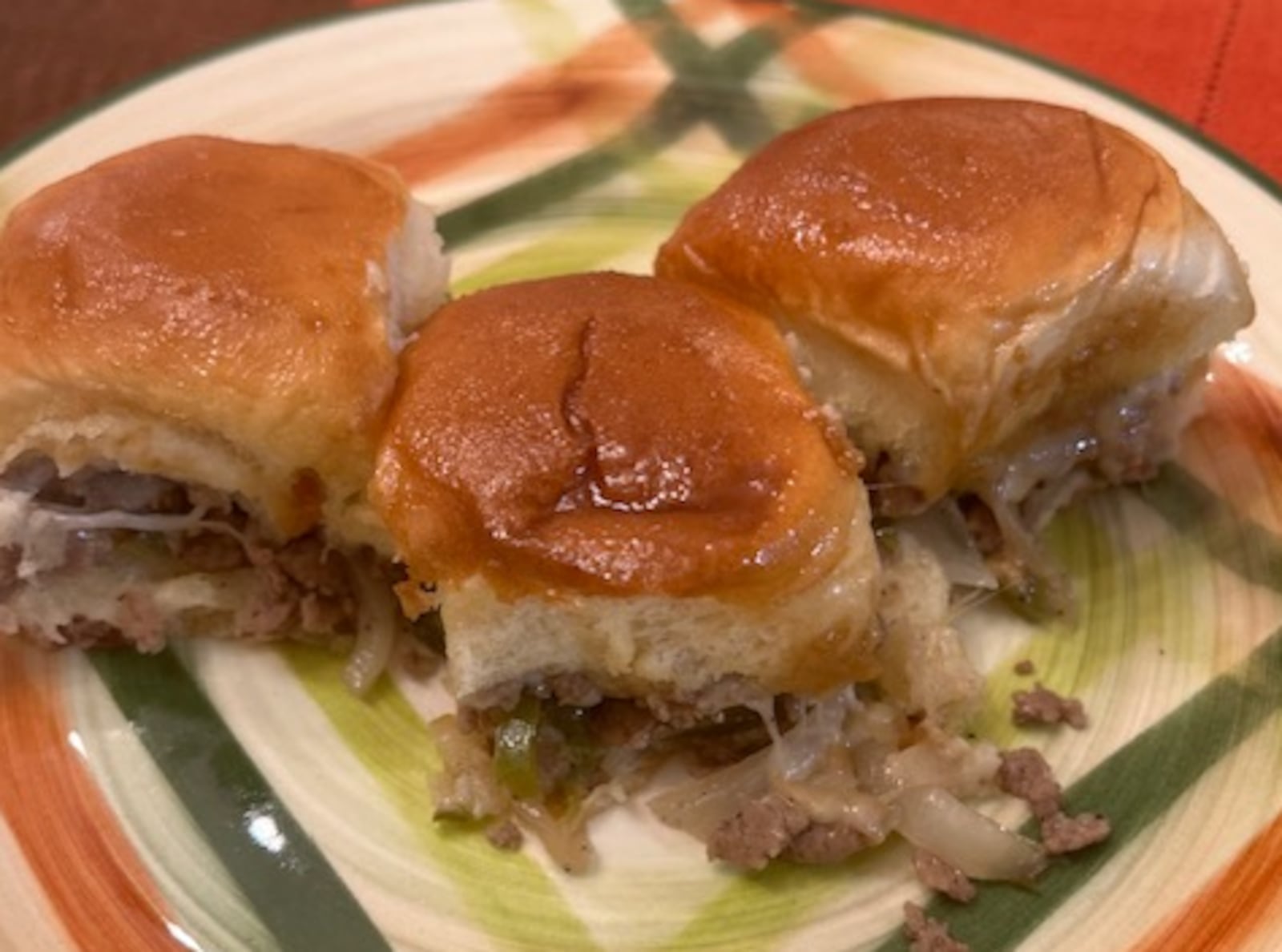 Cheesesteak sliders bring the traditional flavor of a Philadelphia cheesesteak to a delicious slider. JANA COLLIER/CONTRIBUTED