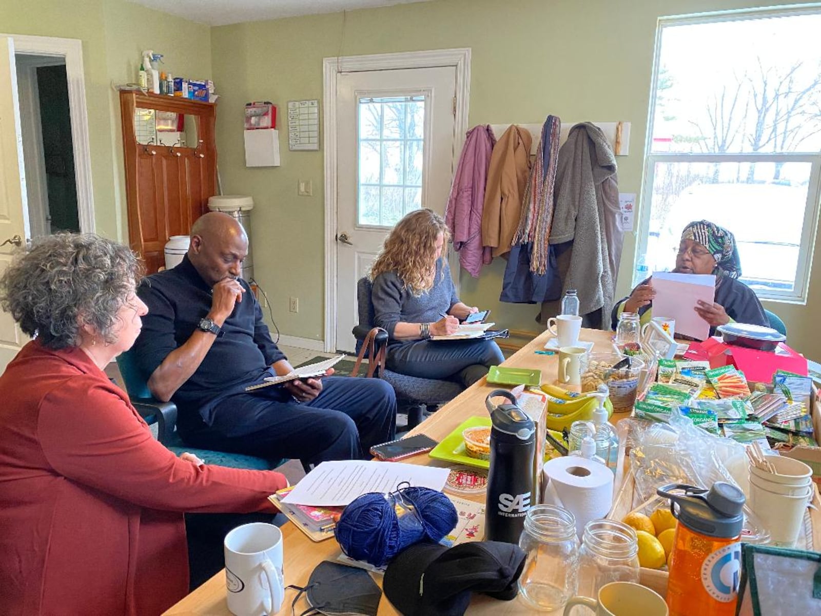 Pearls of wisdom shared at Agraria Center for Regenerative Practice. PHOTO BY DENNIE EAGLESON