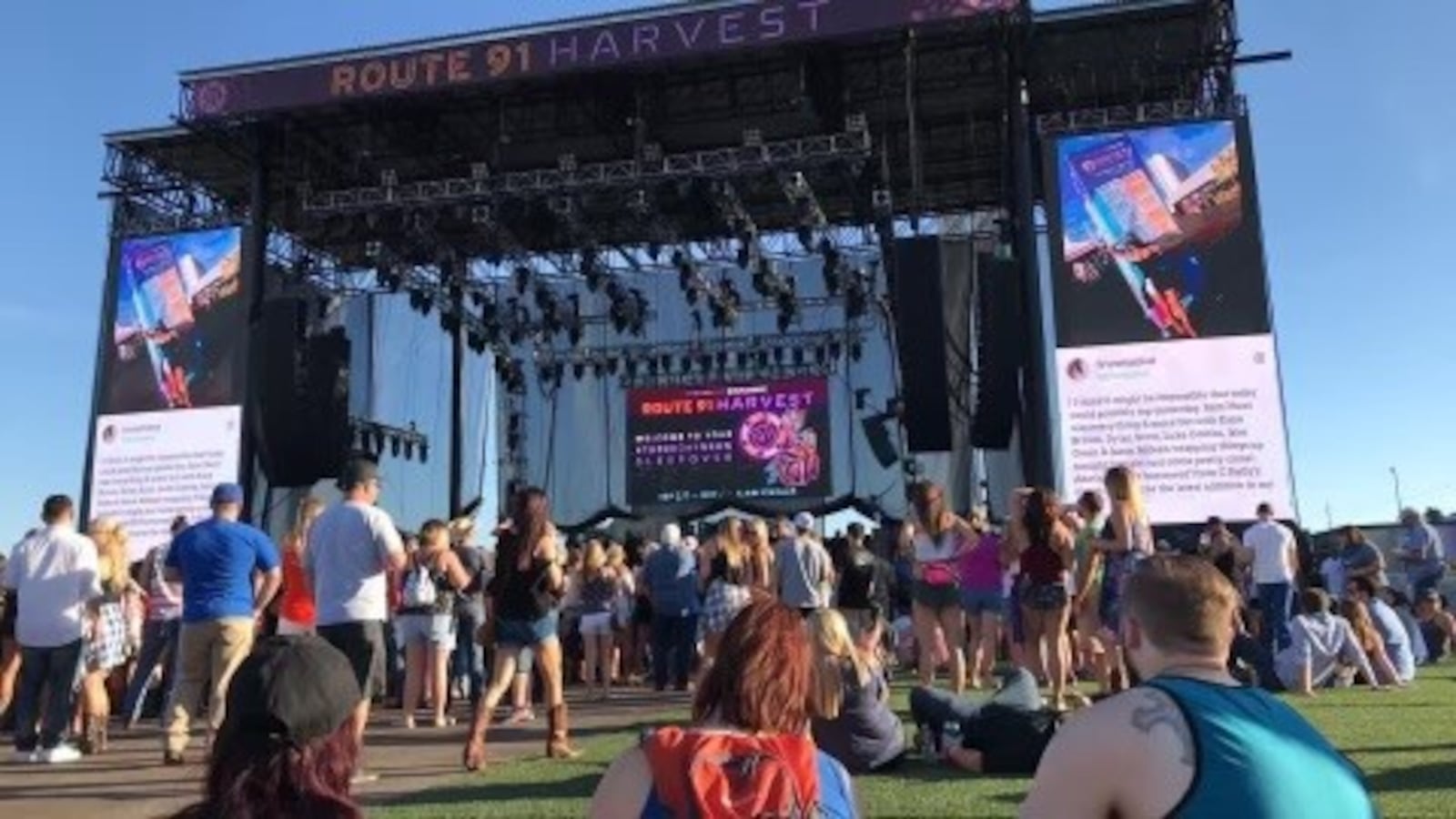 A photo Chris Williford, of Miamisburg, took during the Route 91 Harvest Music Festival in Las Vegas before a mass shooting took place at the event on Oct. 1, 2017. COURTESY OF CHRIS WILLIFORD