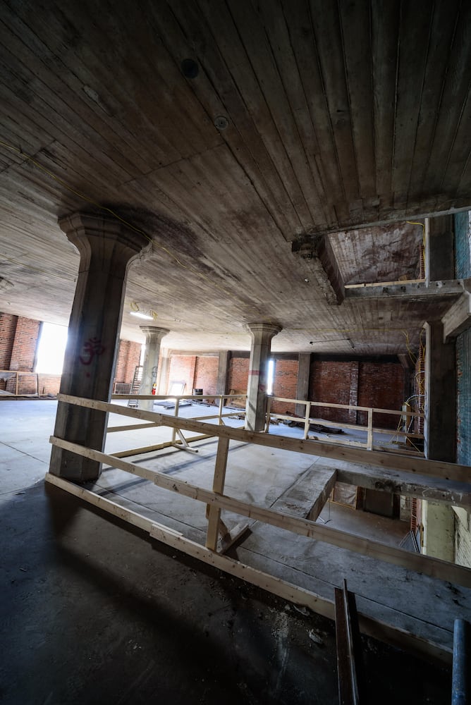 PHOTOS: Construction continues on The Manhattan, a historic Webster Station building