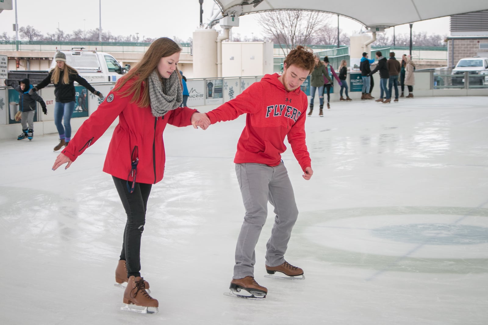 The MetroParks Ice Rink is hosting a full slate of Valentine's events this year - SPENCER DEER