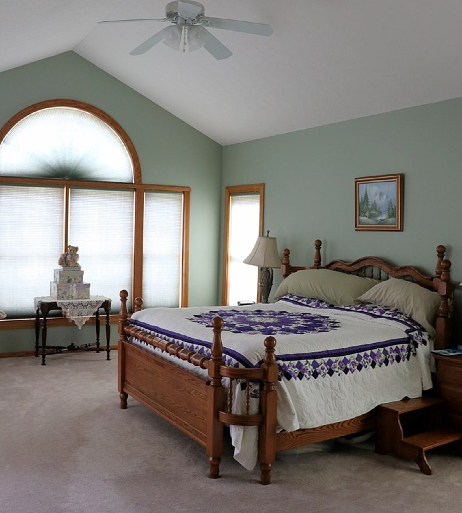 Listed for $774,898 by Berkshire Hathaway Home Professional Services, the vinyl-sided home at 1150 Roxanne New Burlington Road has about 3,724 square feet of living space. This is one of the bedrooms. KATHY TYLER/CONTRIBUTED