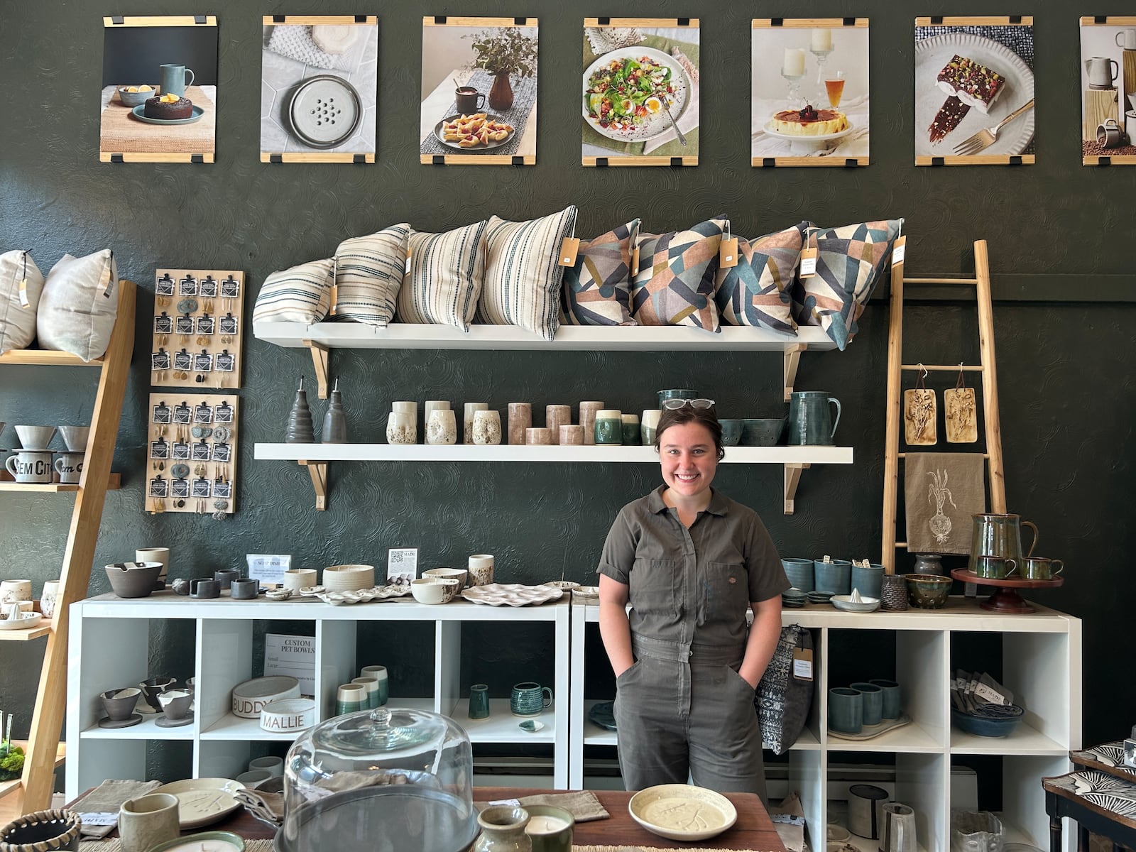 Ceramicist Sarah Richard operates MADE ceramic studio out of a storefront on East Fifth Street in Dayton's St. Anne's Hill neighborhood. The studio offers workshops and sells her line, Gem City Ceramics. Richard studied mechanical engineering at the University of Dayton but fell in love with pottery her last semester. Contributed