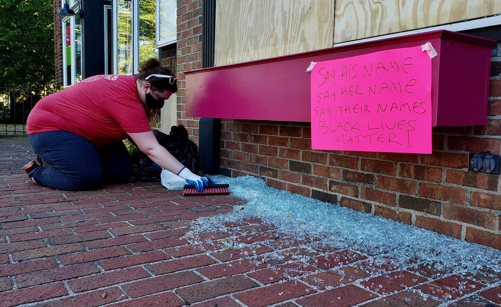 PHOTOS: Damage in the aftermath of Saturday protests in Dayton