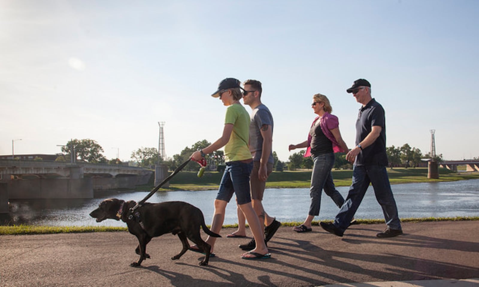 Walking at RiverScape MetroPark. Contributed photo / Five Rivers MetroPark