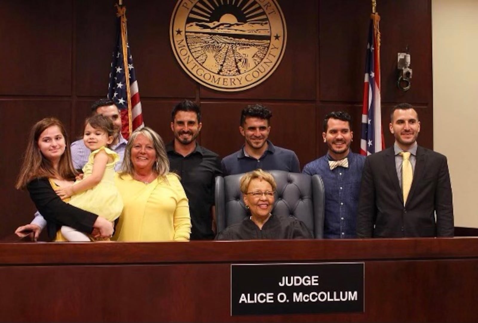 Sarah Dykes (far left) with her adoptive family. Sarah was adopted through the Wendy's Wonderful Kids program in 2019. CONTRIBUTED