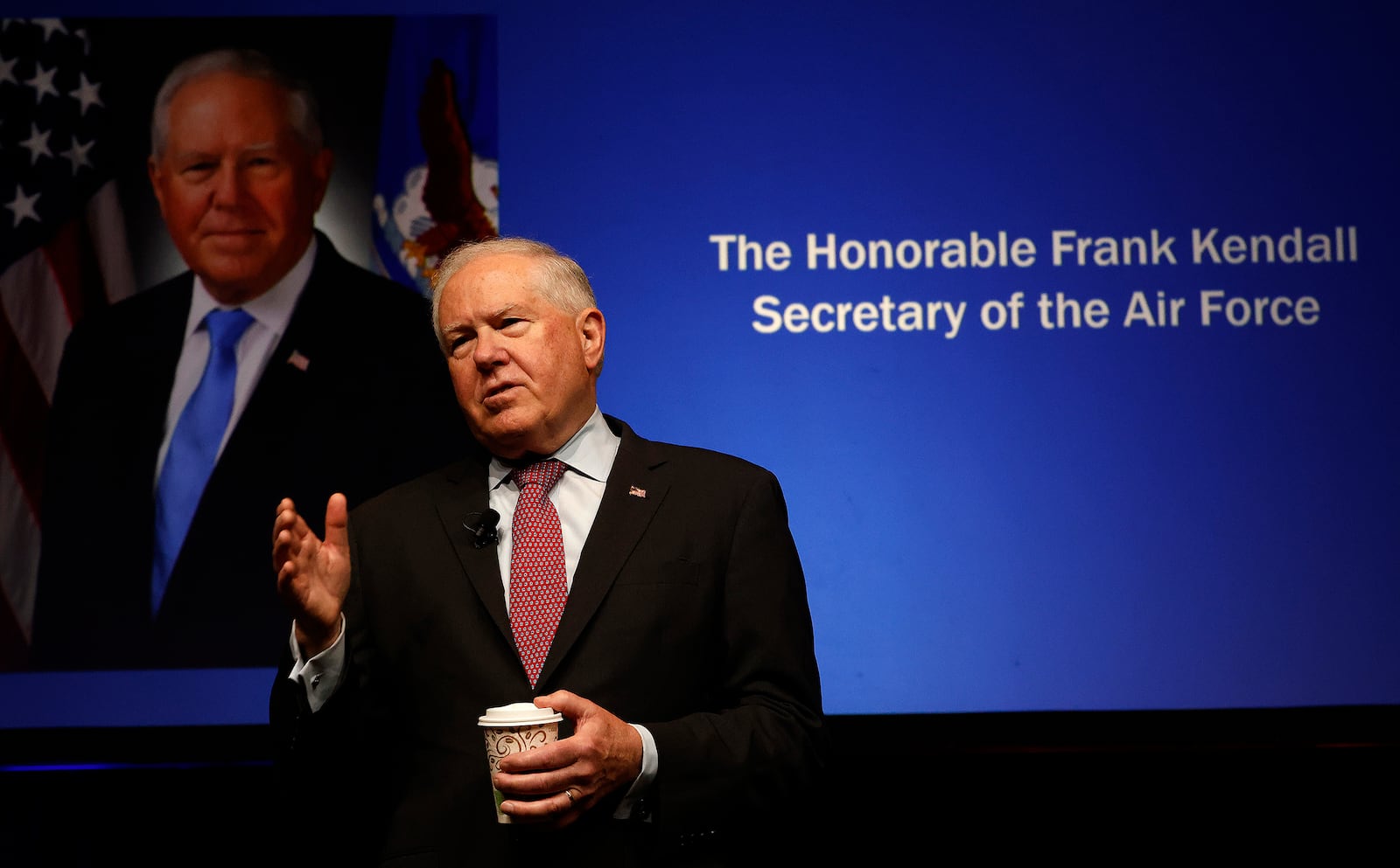 Air Force Secretary Frank Kendal was the keynote for the Life Cycle Industry Days, Tuesday, July 30, 2024. MARSHALL GORBY\STAFF