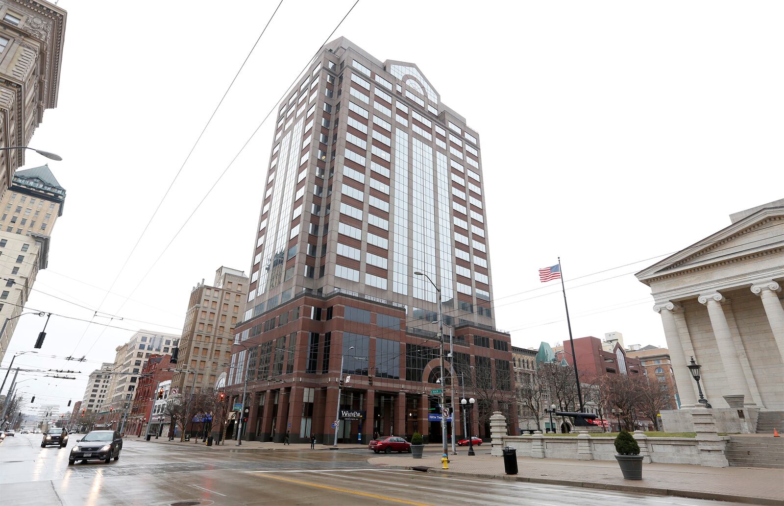 The Fifth Third Center sits at the southwest corner of Main and Third Streets in downtown Dayton. The 21-story building was constructed in 1989. LISA POWELL / STAFF