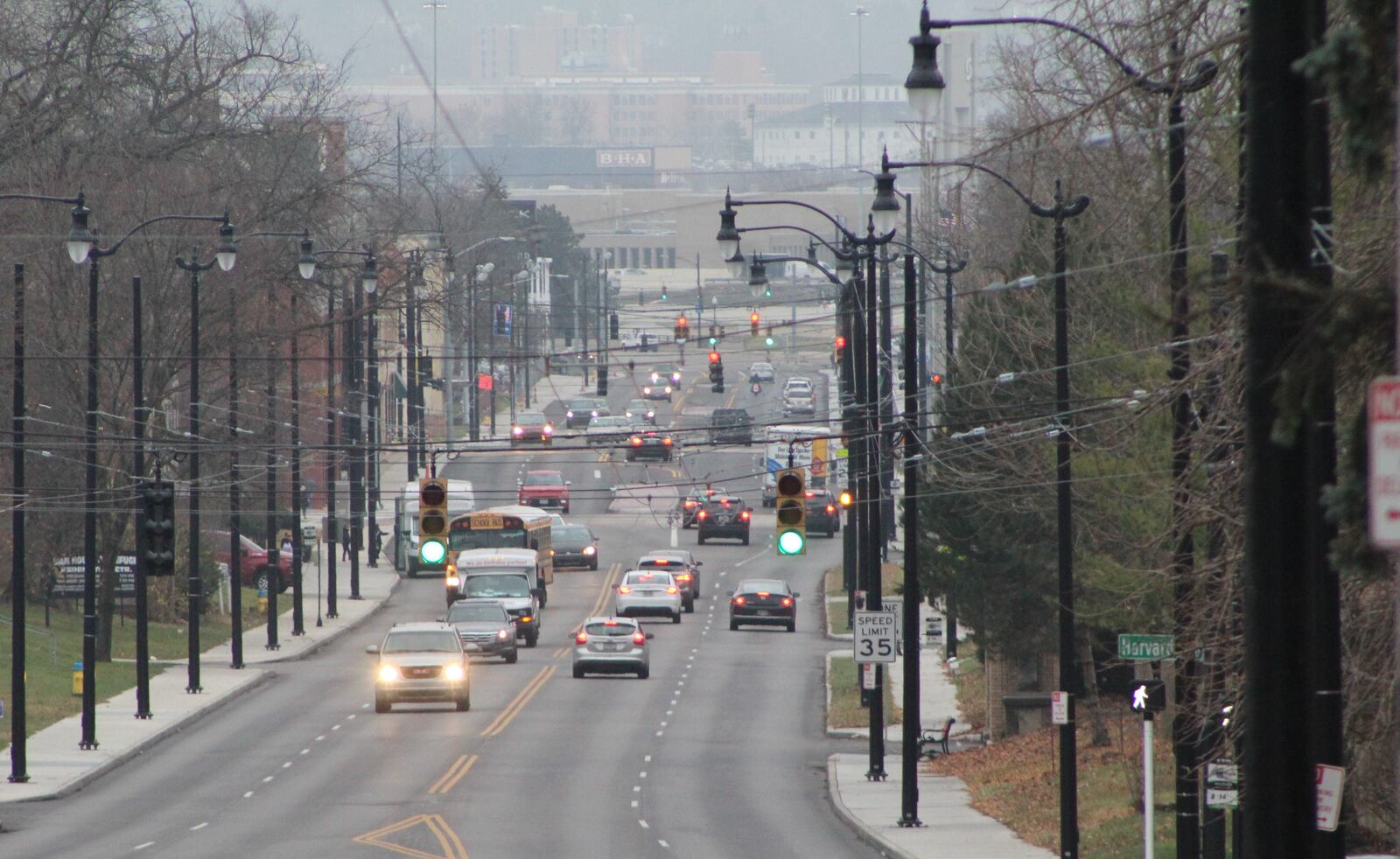 Traffic along lower Salem Avenue in northwest Dayton on Wednesday, Dec. 7, 2022. CORNELIUS FROLIK / STAFF