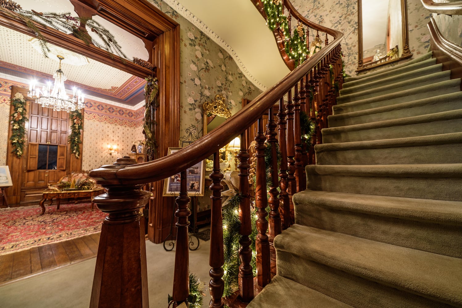 PHOTOS: The Bossler Mansion in St. Anne's Hill decked out for the holidays