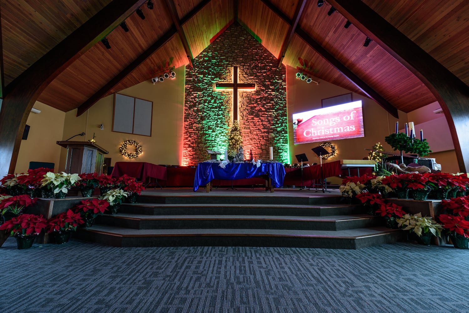 PHOTOS: A look inside Normandy United Methodist Church in Centerville decorated for Christmas