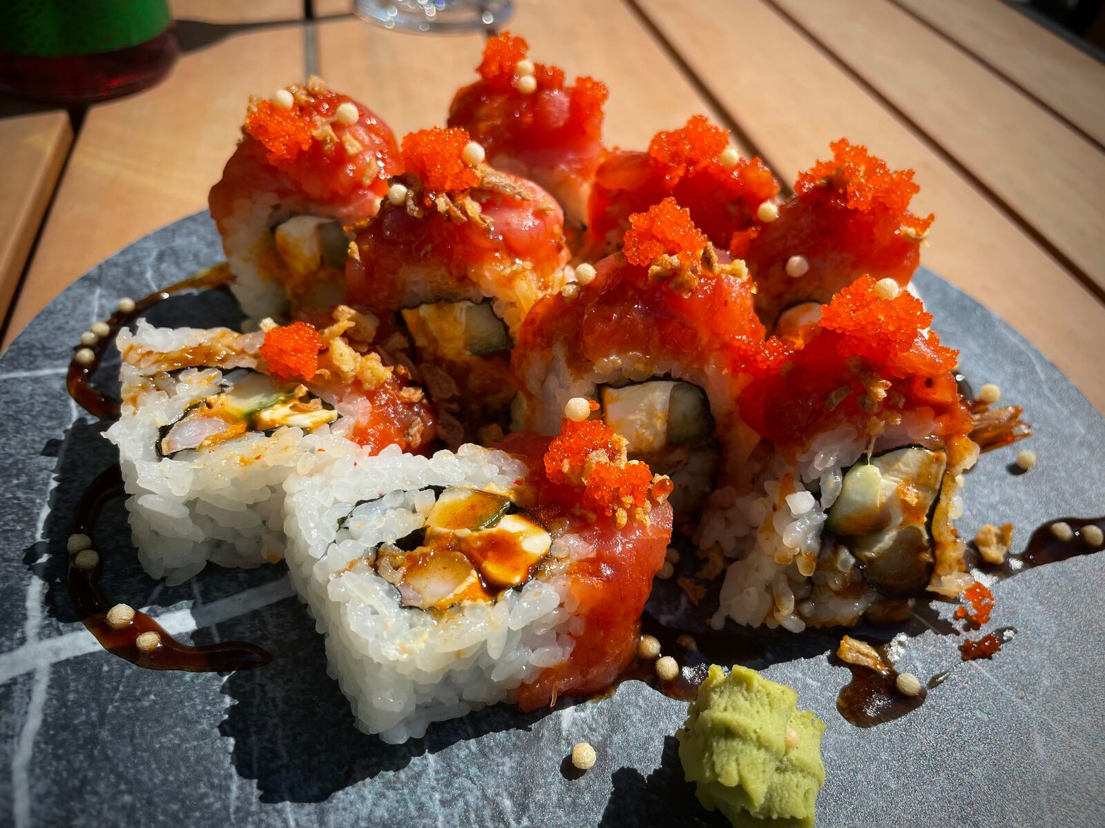 SushiNero, a new Japanese-Spanish fusion restaurant with sushi, small plates and entrees, is now open at 20 S. First St. in Miamisburg. NATALIE JONES/STAFF